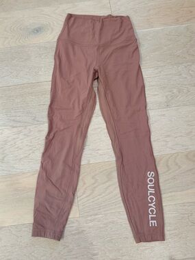 SoulCycle x Lululemon Align Leggings — Mauve Pink
